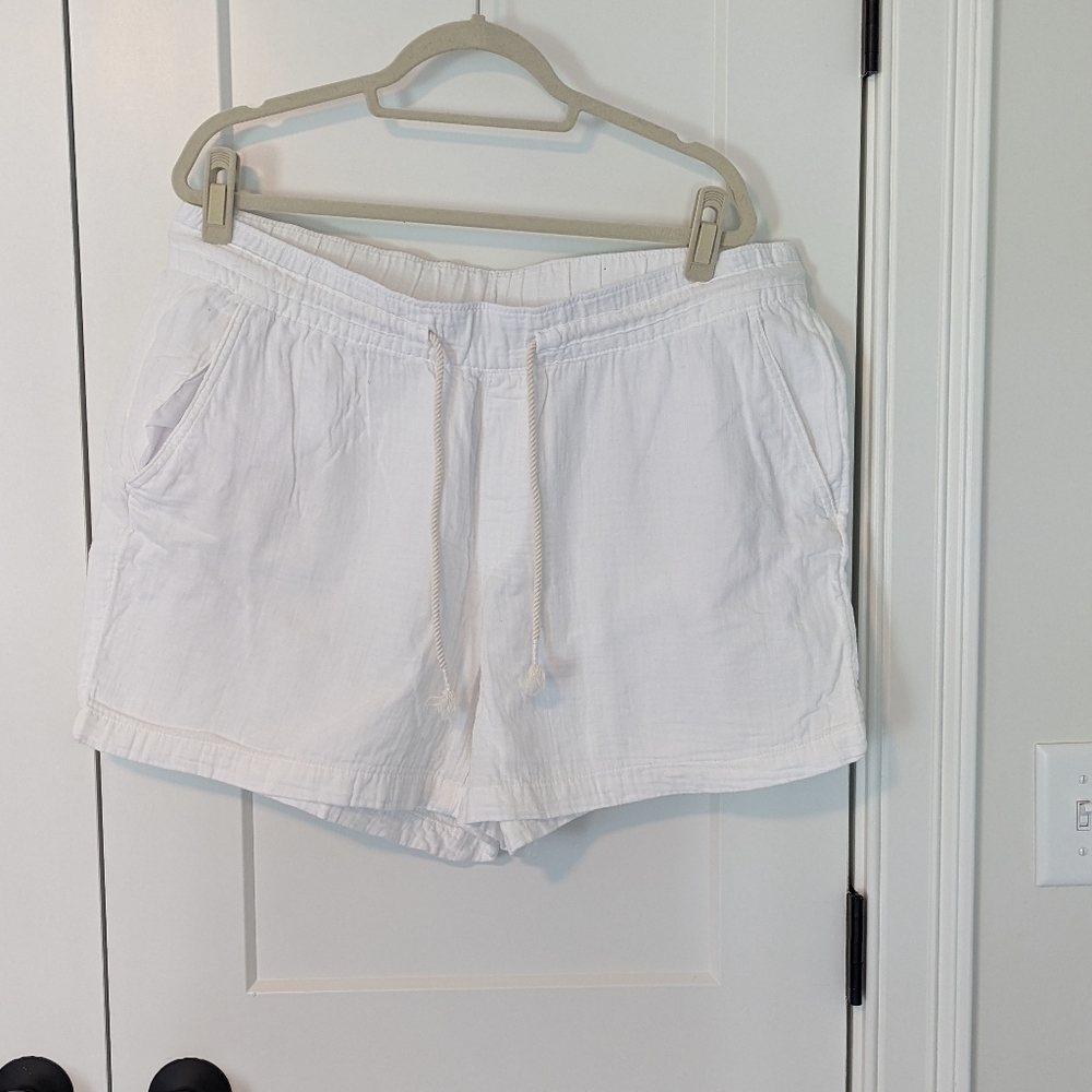 Gauze cotton shorts